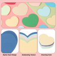 thumbnail image 3 of Uxcell Heart Cutouts, Cut-Outs Paper Heart Shaped Die Cut Paper Cards Classroom Decor for Valentine's Day, Bulletin Board Light Blue, Light Green, Sky Blue, Pink, Beige 3 x 2.5 Inch, 3 of 6