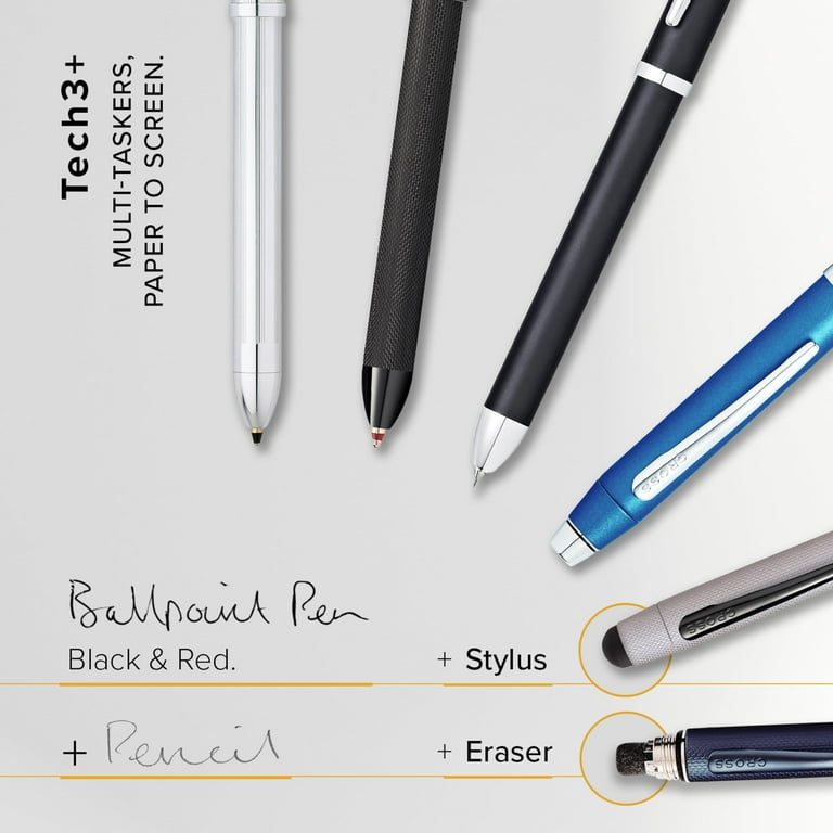 Cross Tech3+ Satin Black Multifunction Pen - Walmart.com