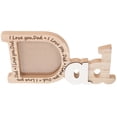 thumbnail image 3 of Miangastore Dad Picture Frame Desktop Wooden Photo Holder Frame Father's Day Display Photo Frame, 3 of 8
