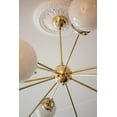 thumbnail image 5 of NauticalMart 12 Light Globe Mid Century Brass Sputnik Chandelier Light Fixture (Brass), 5 of 6