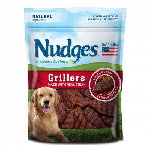 Nudges Steak Grillers Dog Treats, 5 Oz