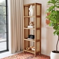 thumbnail image 2 of Butler Specialty Company Mesa Cane And Wood 4- Tier Etagere Bookcase - Brown, 2 of 2