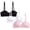 Black/White/Pink, variant on dELiA*s Girls Bras - 3 Pack Seamless Padded Bras for Teens with Removable Straps