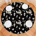 thumbnail image 2 of Daisy Flower Pattern Round Fitted Tablecloth with Elastic Edge,Dining Table Cover Waterproof,Outdoor Round Tablecloth for Camping,Dining,Indoor and Outdoor, 2 of 7