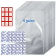 thumbnail image 4 of 10PCs 9.45 Mil Mylar Bags 5 Gallon Extra Thick For Food Storage + 2500CC Oxygen Absorbers + Labels, 4 of 7