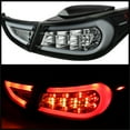 thumbnail image 3 of Spyder Hyundai Elantra 11-13 Light Bar LED Tail Lights - Black Fits select: 2011 HYUNDAI ELANTRA TOURING, 2013 HYUNDAI ELANTRA GT, 3 of 3