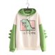 thumbnail image 1 of Sudaderas con capucha de manga larga con capucha de dinosaurio lindo para niñas adolescentes para mujeres para otoño primavera, 1 of 4
