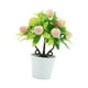 thumbnail image 4 of Plantas artificiales en maceta, planta falsa en maceta, adorno de escritorio, fruta artificial Durazno, 4 of 9