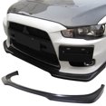 thumbnail image 2 of Ikon Motorsports Compatible with 08-15 Mitsubishi Evolution EVO X 10 R Style Front Bumper Lip, 2 of 6