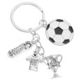 thumbnail image 3 of Llavero de fútbol con adorno de llaveros de fútbol, ​​adorno para mochilas, llavero de balón de fútbol, ​​colgante, llavero para amantes de los deportes, accesorios de fútbol para fanáticos, 3 of 5
