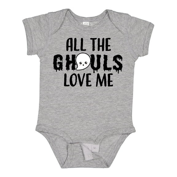 Inktastic All the Ghouls Love Me with Ghost Boys or Girls Baby Bodysuit