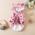thumbnail image 3 of Coloody Winter Dog Dress Dog Winter Coat for Small Dogs Girl Dog Hoodie Dresses for Chihuahua Yorkie Teacup Pet Coat Dog Christmas Outfit, 3 of 5
