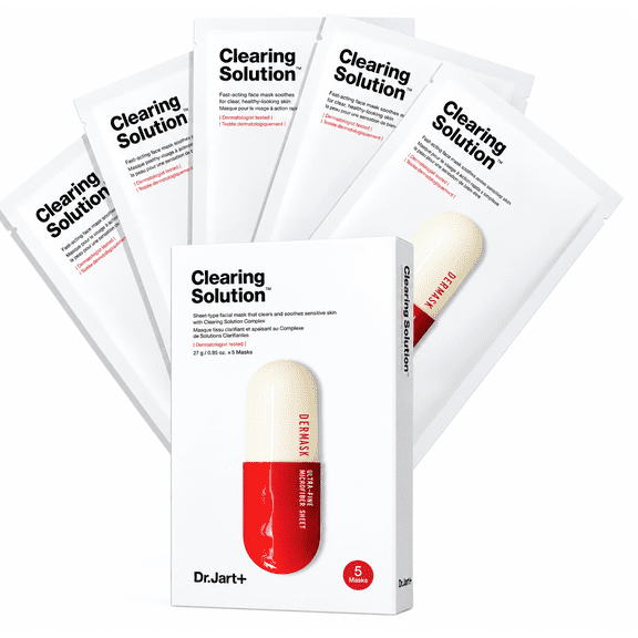 Dr.Jart Clearing Solution Face Mask 27g x 5ea - Skincare Sheet Mask