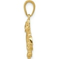 thumbnail image 2 of 14K Yellow Gold Solid Polished Dragon Pendant (23 X 18.5) Made In United States c2379, 2 of 5