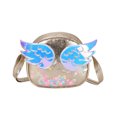 thumbnail image 1 of Kmbangi Little Girls Zipper Shoulder Bag Wing Decoration Messenger Bag, 1 of 6