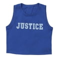 thumbnail image 1 of Playera Justice para Niña, con Cinta Decorativa Azul Talla 6, 1 of 3