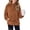 Bronze, variant on Girls Hoodie Sherpa Fleece Pullover Hooded Sweatshirt for Girl Button Up Casual Outerwear Coat With Pockets