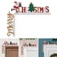 thumbnail image 1 of Decoración Navideña Tridimensional de Madera con Letras Navideñas, Marco para Puerta, Adorno para Esquina de Puerta Colgante., 1 of 7