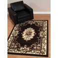 thumbnail image 2 of United Weavers 950 10655 28 1 ft. 11 in. x 7 ft. 2 in. Cafe Demitasse Runner Rug, Dark Brown, 2 of 4