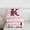 Pink Brown K, variant on Erosebridal Girls Black Pink K Letter Monogrammed Full Size Comforter Sets 3 Pieces,Kids Cheetah Print Bow Tie Bedding Sets,Pink Reversible