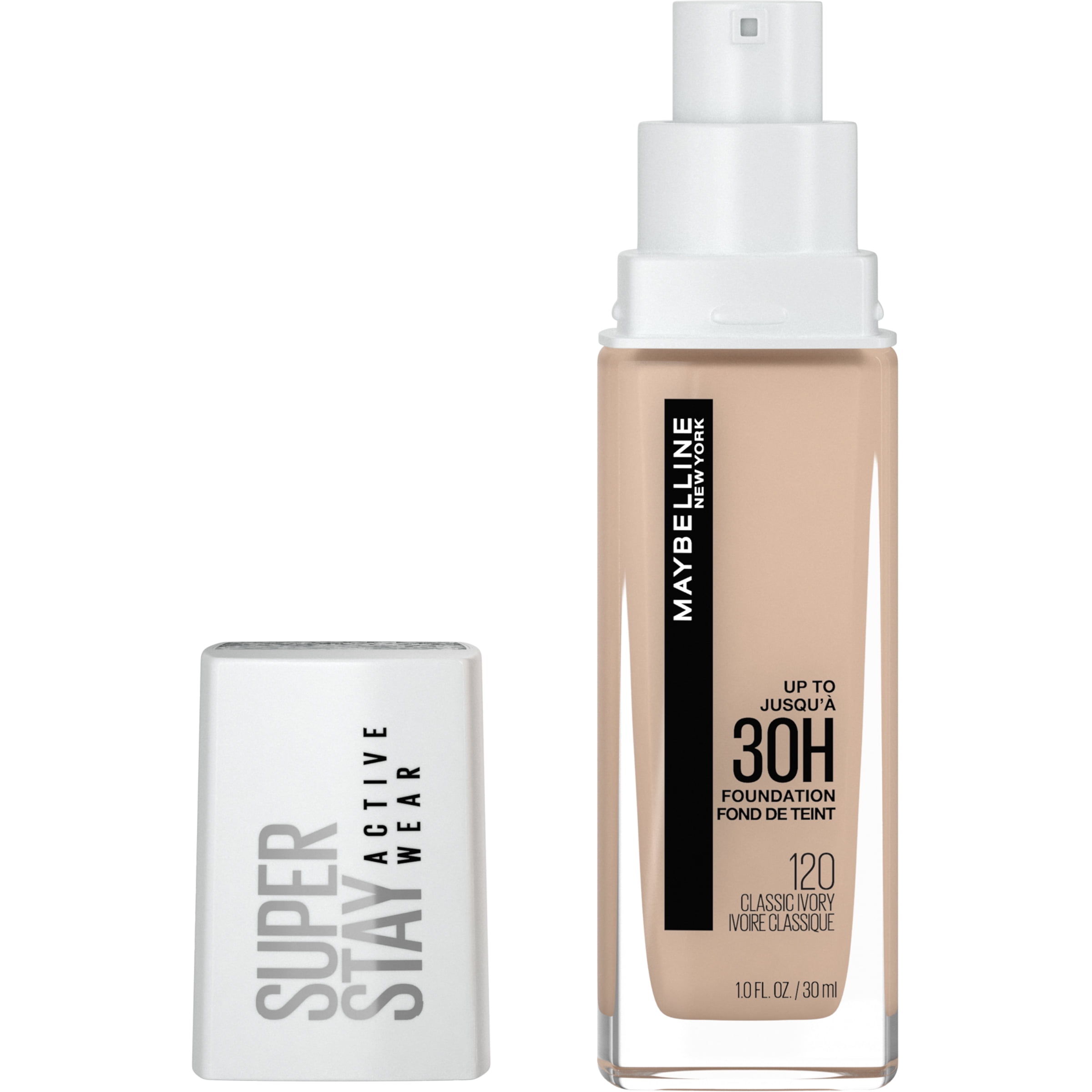 Maybelline Super Stay Full Coverage Liquid Foundation Makeup, Classic Ivory, 1 fl oz