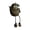 C, variant on Homellea Funny Fruit Resin Shelf Sitter, Cute Fruit Figurine with Dangling Legs, Whimsical Desktop Ornament for Bookshelf, Windowsill, Kitchen, Living Room, Garden and Gift, 7.2 in