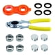 thumbnail image 2 of Kit de herramientas de llave de extracción del aireador de grifo Herramientas para desmontaje para la cocina Tops de baño Fregadero Herramienta de, 2 of 7