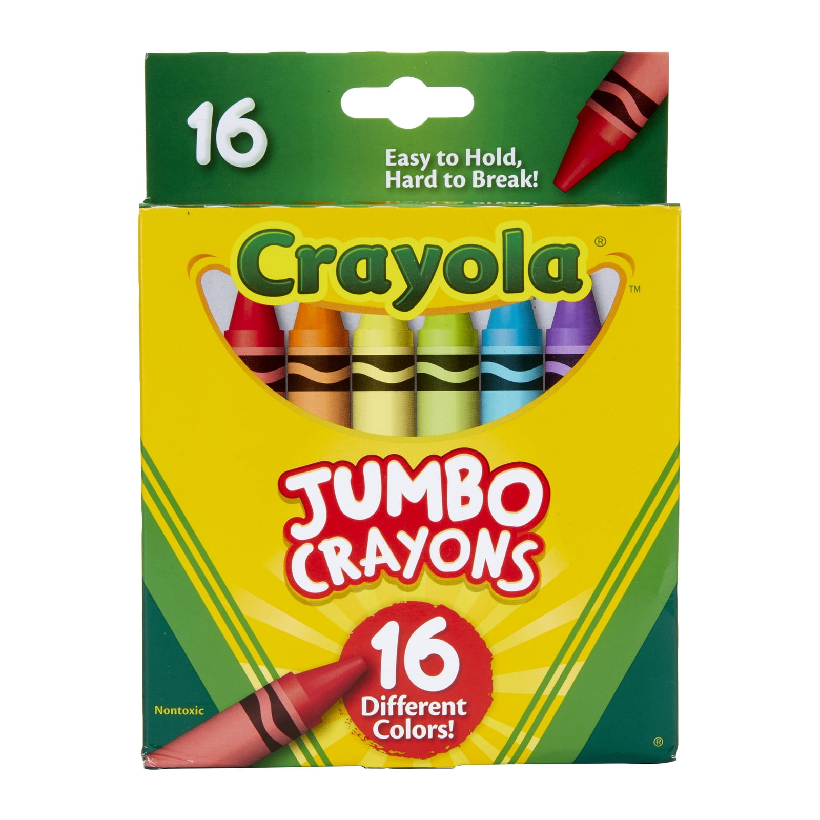 Crayola Jumbo Crayons, 16 Per Pack, 3 Packs