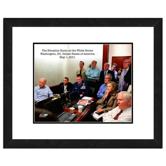 The Situation Room Framed Photo by Photo File