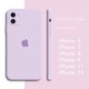 thumbnail image 1 of Funda para iPhone para iPhone 12 11 Pro Max 11Pro 12Pro 7 8 Plus Xr XsMax Xr Borde cuadrado de silicona real con terciopelo Gao Jiahui unisex, 1 of 2