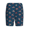 thumbnail image 7 of Daiia Octopus Sea Life Mens Woven Stretch Pajama Short,Short Pajama Pants-3X-Large, 7 of 7