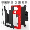 thumbnail image 3 of RED TRI-SHIELD RUGGED CASE COVER with MAGNETIC KICKSTAND + BELT CLIP HOLSTER + LANYARD STRAP FOR LG V20 PHONE (VS995, LS997, H918, US996, 6505A, H990, F800), 3 of 6