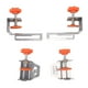 thumbnail image 2 of Abrazaderas De Fijación Para Cajones, Abrazadera De Instalación Lateral De Cajón Ajustable De 12-50 Mm, 4 Piezas Para Paneles Exteriores De 10-30 Mm, 2 of 7