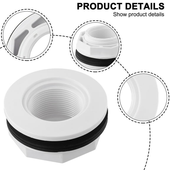 for Hayward Pool Sp1023 Inlet Return Fitting with Locknut And Gasket