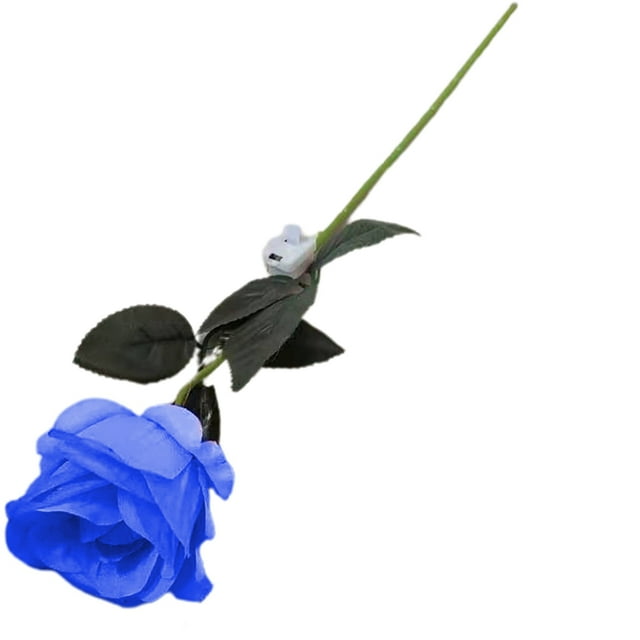 Artificielle LED Rose Réaliste Lumineux Fleur Rose Éclairée pour Valentine
