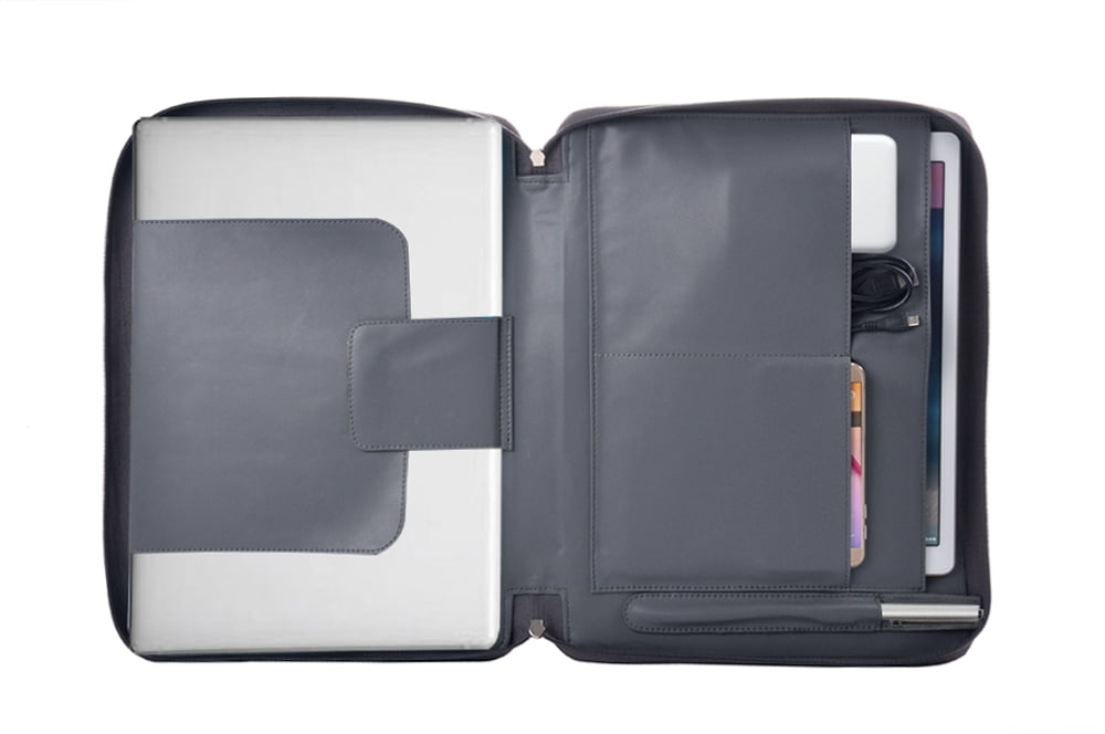 Macbook Pro 15 inch Tablet Laptop Case with Pocket for iPad Pro, and