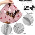 thumbnail image 6 of TSOVTHRID Dachshund Dog Heart Pink Print Gaming Chair Covers,Stretch Computer Chair Cover Scratch Resistant Gaming Chair Seat Cover with Armrest Slipcovers for Bedroom Office Valentine's Day Decor, 6 of 7