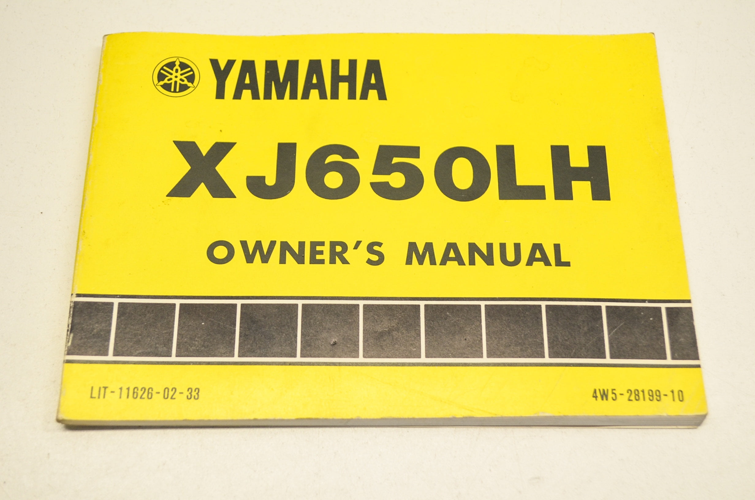 ... Array - yamaha 4w5 28199 10 lit 11626 02 33 xj650lh owner u0027s manual  qty 1