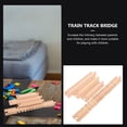 thumbnail image 5 of MERRYHAPY 3Pack Children's Playthings Wooden Railway Track Playthings for Hand-on Ability Development in Beige Color, 5 of 5