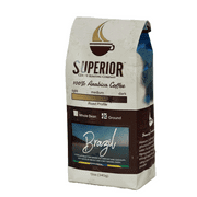 Superior Coffee Brazil - Single Origin Ground Coffee | 12oz Bag
