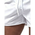 thumbnail image 4 of DYMADE Men Regular Fit Casual Tracksuit Bottom Lace Up Plain Shorts, 4 of 4