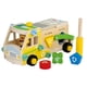 thumbnail image 1 of Juguete de construcción de madera con tuercas y tornillos para niños, juego de simulación, motricidad fina Camión de basura, 1 of 9