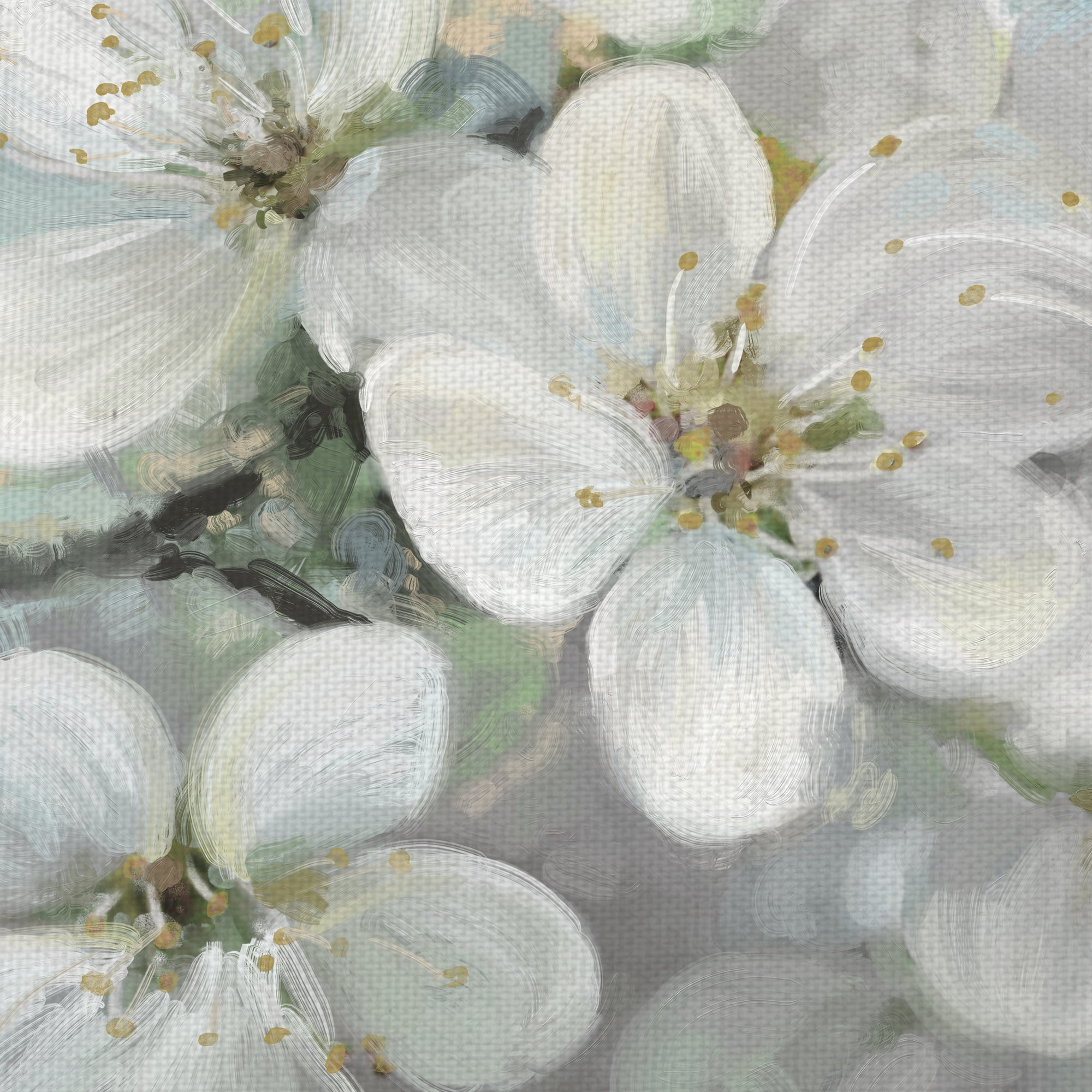 Masterpiece Art Gallery Citrus Bloom Light Flower By Studio Arts Canvas Art Print 17" x 34"