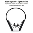thumbnail image 4 of Auriculares Bluetooth banda para el cuello 20Hrs Playtime V5.0 auriculares inalámbricos deportivos con cancelación de ruido auriculares con micrófono para gimnasio Compatible con correr Xemadio 2033178-2, 4 of 9