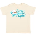 thumbnail image 3 of Inktastic I'm Snow Cute with Snowman and Snowflakes Christmas Boys or Girls Toddler T-Shirt, 3 of 5
