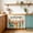 Yellow, variant on Welcome Cabinet Curtains 11" W x 13" L, Wildflowers Vintage Mason Jars Farmhouse Under-Desk Privacy Dust Proof Drape Dishwasher Curtain Sink Skirt for Kitchen Closet Bathroom Laundry