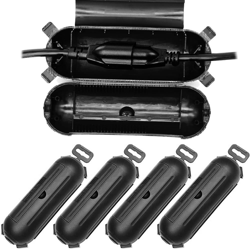 CZS 4 Pack Outdoor Extension Cord Safety Cover with Waterproof Seal