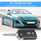 thumbnail image 2 of Car Remote Key Shell 3 Button Flip Folding Key Case en blanco para Mazda 2 3 5 6 Likrtyny Para estrenar, 2 of 9
