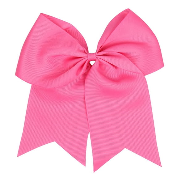 TUWAFE Hot Pink Grosgrain Bow Tail,1 Each Hot Pink Bows for Girls