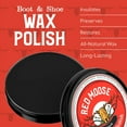 thumbnail image 2 of Red Moose Boots and Shoe Wax Leather Polish for Lasting Mirror-Like Shine, 18 Oz Black, 2 of 6